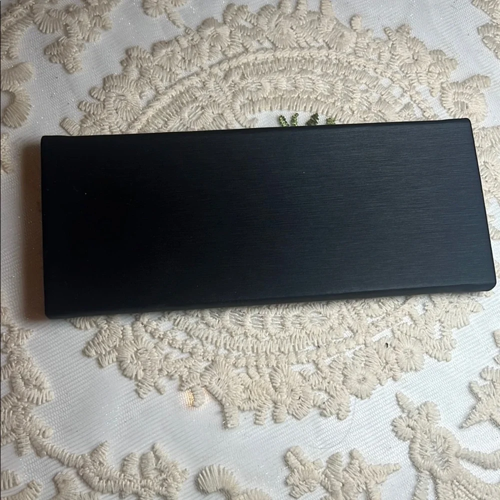 Sojos Black Sunglass Case with Sleek Design & Foldable Envelope Magnetic Closure
